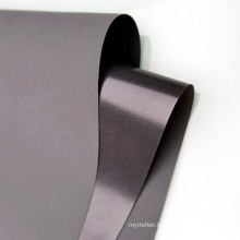 Food Safe Laminated Pul Dark Grey Color Polyester Peach Skin 75D 210T TPU Fabric
